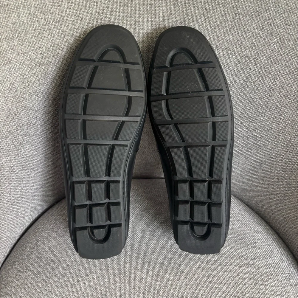 COACH Mott Driver Leather Loafer Moccasin Slip-on Black Men’s Size 8.5D‎